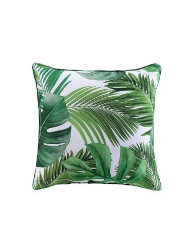 1609986 - coussin passepoil 40 x 40 cm polyester imprime rio blanc