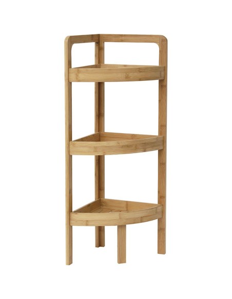 98162195 - meuble d'angle 3 etageres - bambou