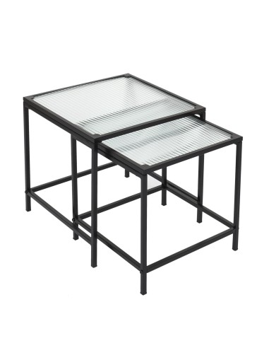 tables gigognes rosa verre texture x2