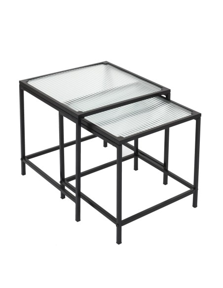 tables gigognes rosa verre texture x2