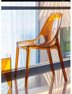 ow-110 - chaise claire gris transparente