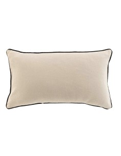 coussin dehoussable passepoil 30 x 50 cm coton lave linette lin