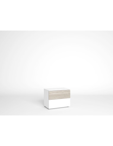 15132_ex - chevet sahara 2t sahara/blanc mat