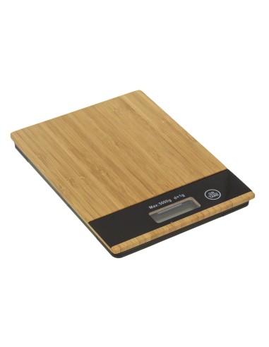 135295 - balance digitale bambou L. 16 x P. 2 x H. 23 cm