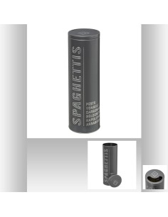 169146-boite spaghetti silver br5 D. 8,5 x H. 28 cm