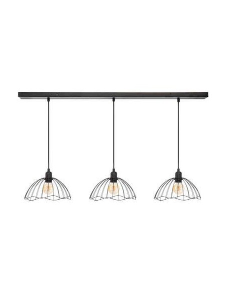 173270-suspension x3 metal filaire "galt" noir d.24,5