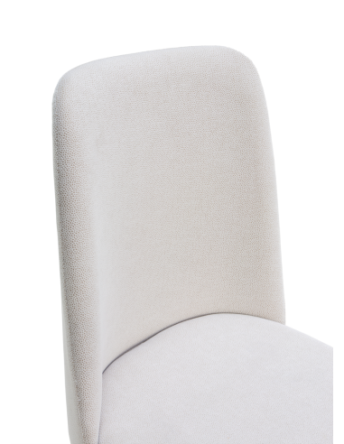 chaise minsk - marron - 42x43x84cm