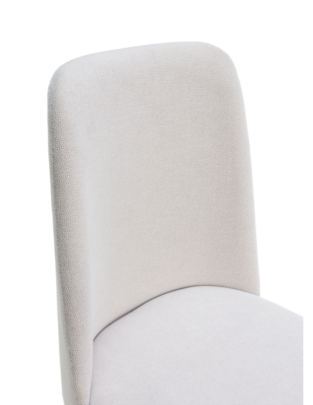 chaise minsk - marron - 42x43x84cm