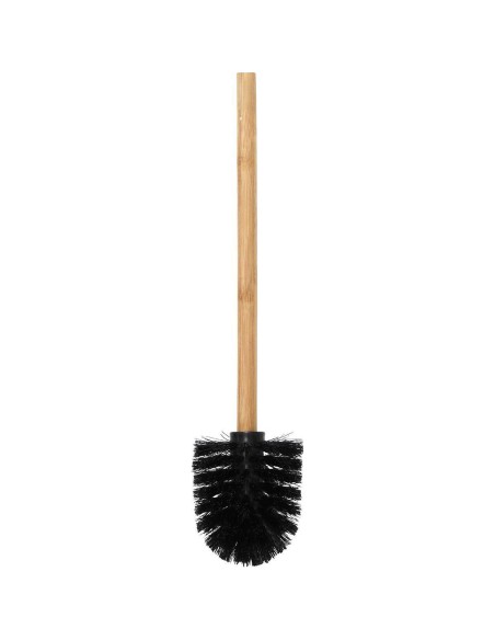 d1417 - brosse wc noir manche bambou
