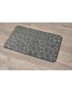 7718n143 - tapis memoire de forme microfibre galet 50x80 cm - vert kaki