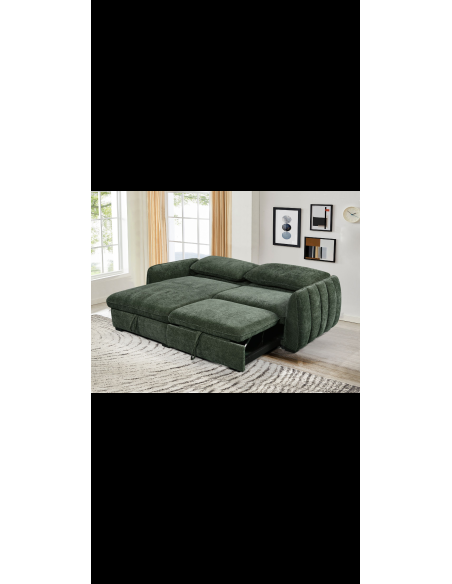 kf7758 - canapé angle eleonor droit ote city 355 turtle vert