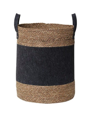 84132243 - paniere ronde xxl feutrine/matiere vegetale 50x40