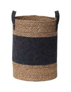84132243 - paniere ronde xl feutrine/matiere vegetale 50x40
