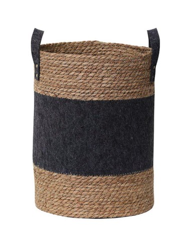 84132243 - paniere ronde xl feutrine/matiere vegetale 50x40