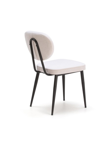 chaise zenit gris  - 42x47x85cm