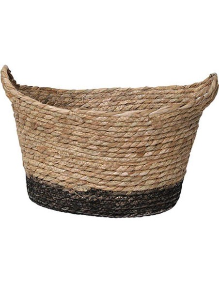 8413724703-paniere ovale gm matiere vegetale 32x25x20 cm - naturel/marron