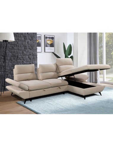 kf7780 - canapé angle gauche anastasia cream ote city 102