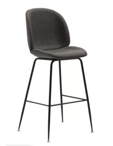 tabouret vicky brique - 48x42x100cm