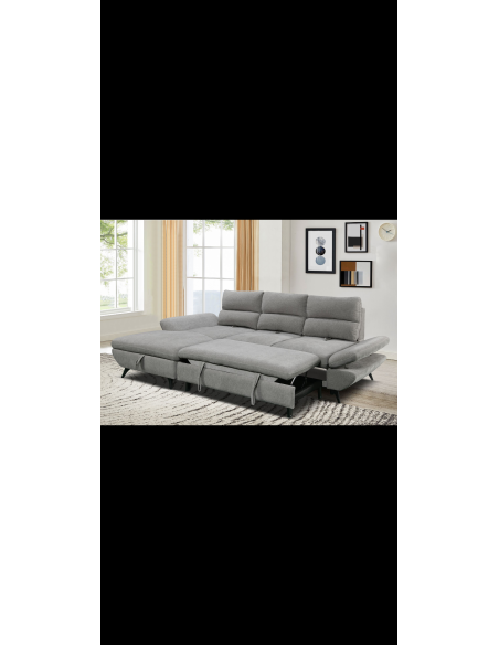 kf7780 - canapé angle gauche anastasia light grey ote city 451