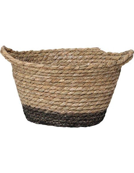 8413724705-paniere ovale pm matiere vegetale 25x20x16 cm - naturel/marron