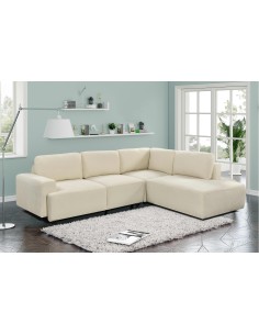 kf7764 - canapé angle droit maxime ote city 451 light grey