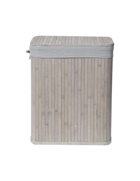 8474186 - promo oct 23 /set de 6 panieres bambou - bambou gris/tissu gris