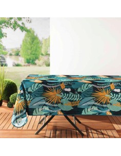 nappe rectangle 150 x 240 cm polyester imprime brazilia menthe/vert
