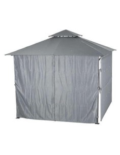 165721 - rideaux tonnelle amalya 3mxm3 ardoise