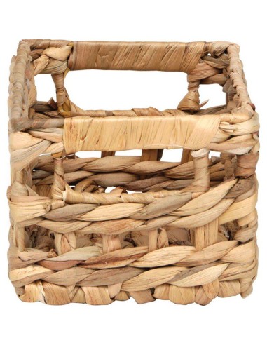 881510404 - paniere rectangulaire tpm ajouree matiere vegetale 25x15x12 cm - nat