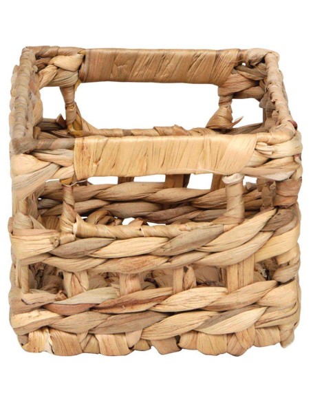 881510404 - paniere rectangulaire tpm ajouree matiere vegetale 25x15x12 cm - nat