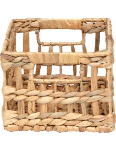 881510403 - paniere rectangulaire pm ajouree matiere vegetale 30x20x15 cm - natu