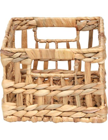 881510403 - paniere rectangulaire pm ajouree matiere vegetale 30x20x15 cm - natu