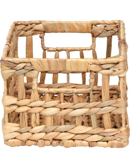 881510403 - paniere rectangulaire pm ajouree matiere vegetale 30x20x15 cm - natu