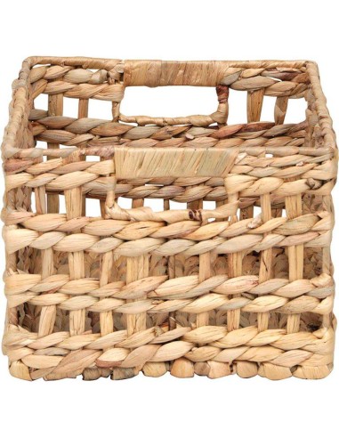 881510402 - paniere rectangulaire mm ajouree matiere vegetale 35x25x18 cm - natu