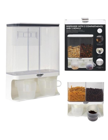 kb6130 - distributeur 2 compartiments 3l avec recipient m6