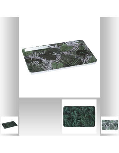 160655 - plateau mela jungle 45x30 veg L. 45,8 x P. 29,9 x H. 2 cm