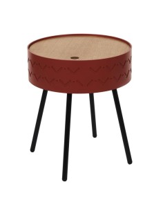 hd7409 - table coffre eugenie rouge brique m1