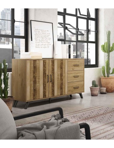 15486_ex - buffet nordic 2p3t naturale/serigraphie