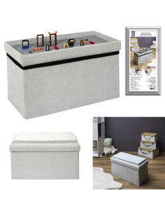 coffre banc pliable compatible brique gris m2 a1/m2