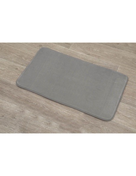 tapis microfibre uni 45x75 cm - taupe