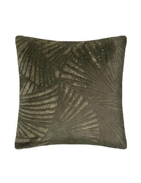 181020k-coussin flan 3d dor kaki 40x40