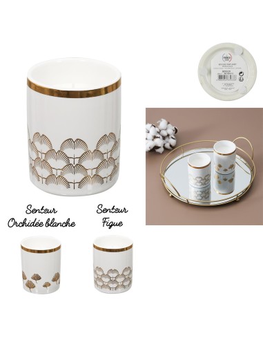 bougie parfumee ceramique gingko m12