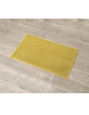 7744199 - tapis microfibre boules 50x80 cm - moutarde