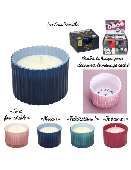 bougie parfumee message secret m24