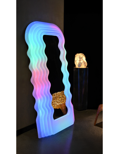 l2076 - miroir   - 12*88*183 - rouleau pe + matériel