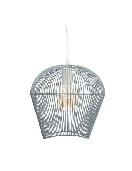 168220c-suspension metal filaire "jena" bleu d.26