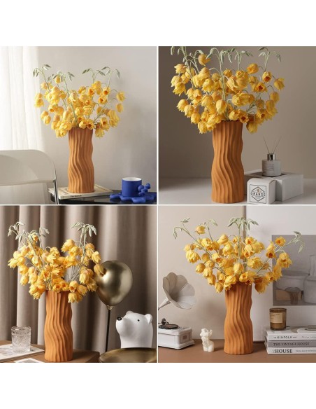 603976 - vase haut - noir - 14x12x38cm