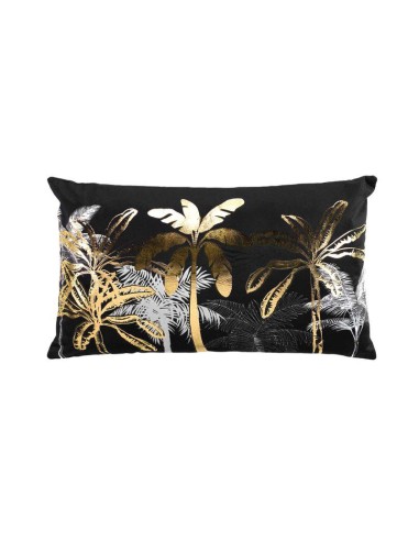 housse de coussin +encart 30 x 50 cm velours imprime or feanor des. place