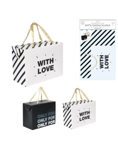 boite cadeau pliable festif 27x13x20cm m24