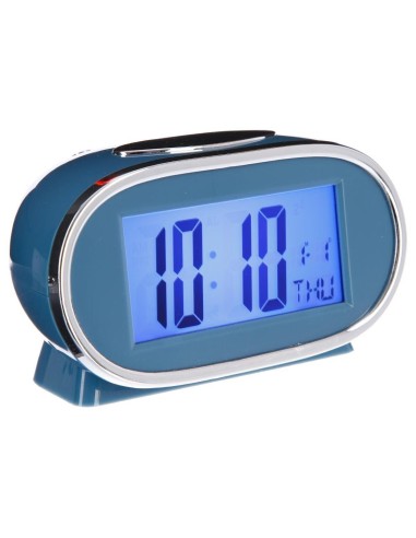 146028 - reveil plast lcd 11x8 ass